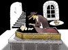 Cartoon: Vampire... (small) by berk-olgun tagged vampire