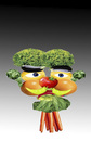 Cartoon: Vegetable man.. (small) by berk-olgun tagged vegetable man
