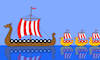 Cartoon: Viking Ship... (small) by berk-olgun tagged viking,ship