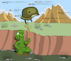 Cartoon: War Turtle... (small) by berk-olgun tagged war,turtle