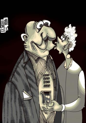 Cartoon: bank (medium) by Marian Avramescu tagged mav