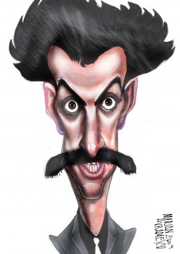 Cartoon: BORAT (medium) by Marian Avramescu tagged mav