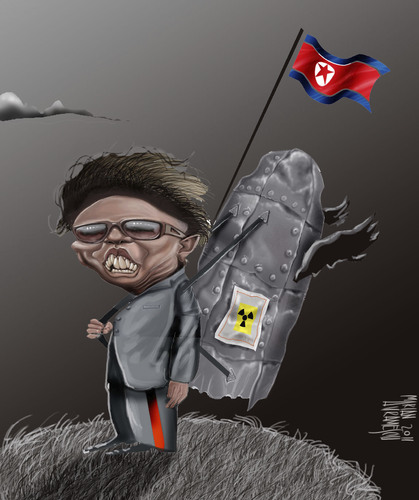 Cartoon: Bye (medium) by Marian Avramescu tagged mmmmmmmmmmmmmmm