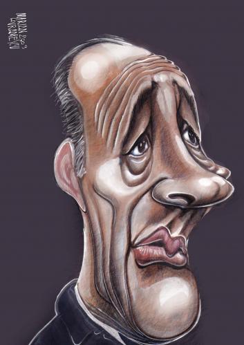 Cartoon: CHIRAC (medium) by Marian Avramescu tagged mav