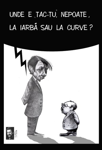 Cartoon: EU  RO (medium) by Marian Avramescu tagged mav