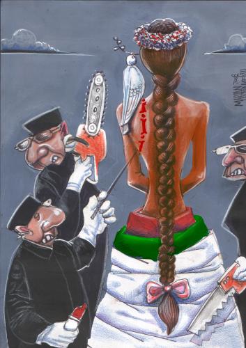 Cartoon: Gaza (medium) by Marian Avramescu tagged mav
