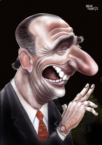 Cartoon: Jacques Chirac (medium) by Marian Avramescu tagged chirac