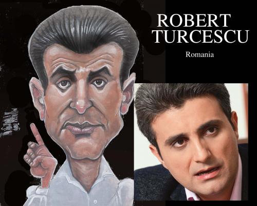 Cartoon: ROBERT TURCESCU (medium) by Marian Avramescu tagged mav