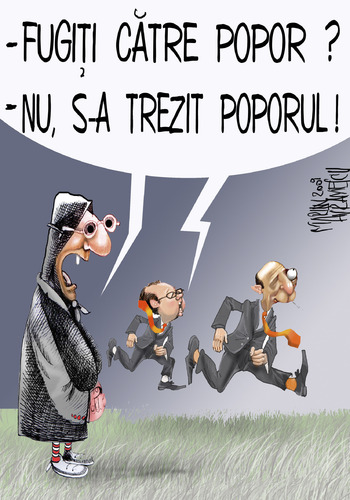 Cartoon: RONOW (medium) by Marian Avramescu tagged by,mav