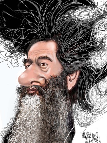 Cartoon: Saddam Hussein (medium) by Marian Avramescu tagged mmmmmmmmmmmmmm