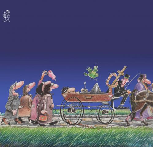 Cartoon: the life (medium) by Marian Avramescu tagged mav