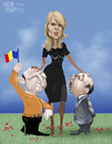 Cartoon: first governess of the country (small) by Marian Avramescu tagged mmmmmmmmm