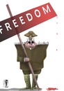Cartoon: FREEDOM (small) by Marian Avramescu tagged mav