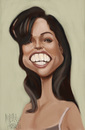 Cartoon: Michelle Rodriguez (small) by Marian Avramescu tagged mmmmmmmmmmmm