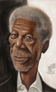 Cartoon: Morgan Freeman (small) by Marian Avramescu tagged mmmmmmmmmmmmmmmmmmm