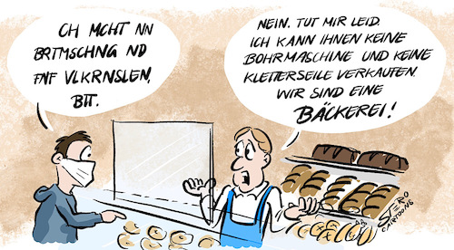 Maskenpflicht beim Einkaufen Maskenpflicht beim Einkaufen
