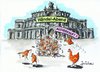 Cartoon: Händel-Abend (small) by jerichow tagged oper,hühner,panik,lrs,massenhysterie,hysterie,neid,partnersuche,hendel