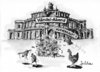 Cartoon: Händel-Abend SW (small) by jerichow tagged oper,hühner,panik,lrs,massenhysterie,hysterie,neid,partnersuche,hendel
