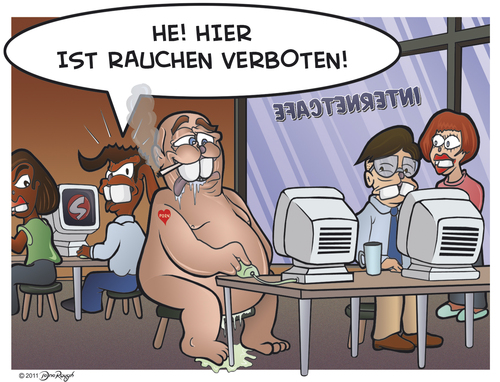 Cartoon: Die Zigarette danach... (medium) by Snägels tagged zahnsinn