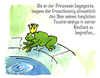 Cartoon: frosch könig (small) by jenapaul tagged frosch,könig,märchen,humor
