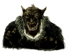Cartoon: grinning beast (small) by jenapaul tagged monster beast humor grin fantasy