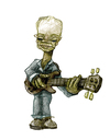 Cartoon: STING (small) by jenapaul tagged sting,musicians,portrait,music