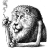 Cartoon: loewe (small) by Wiejacki tagged loewe,tiere,zigaretten,gesundheit