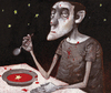 Cartoon: Stars (small) by Wiejacki tagged diner,food,soup,tomato,stars,astronomy