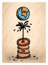 Cartoon: Earth stands on oil (small) by svitalsky tagged oil earth svitalsky svitalskybros