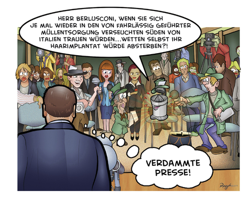 Cartoon: Die Presse 24 (medium) by Die Presse tagged pressekonferenz