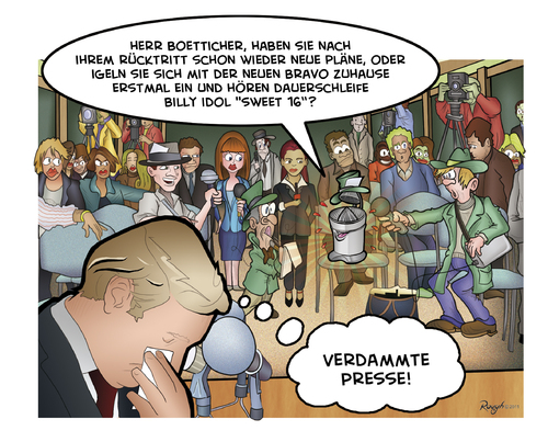 Cartoon: Die Presse 27 (medium) by Die Presse tagged pressekonferenz