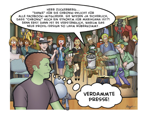 Cartoon: Die Presse 75 (medium) by Die Presse tagged pressekonferenz