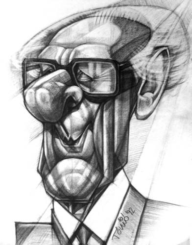Cartoon: Erich Honecker (medium) by Tonio tagged caricature,portrait,politics,deutsche,german