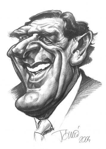 Cartoon: Gerhard Schröder (medium) by Tonio tagged caricature,portrait,politics,german,deutsche