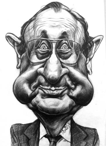 Cartoon: Hans-Dietrich Genscher (medium) by Tonio tagged caricature,portrait,politician