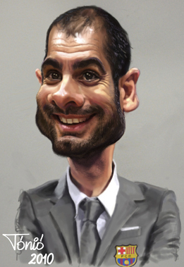 Cartoon: Joseph Guardiola FC Barcelona (medium) by Tonio tagged football