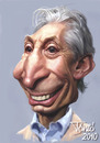 Cartoon: Charlie Watts The Rolling Stones (small) by Tonio tagged rock,music,drummer,english