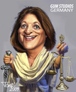 Cartoon: Leutheusser-Schnarrenberger (small) by Tonio tagged minister of justice german government