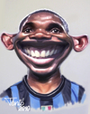 Cartoon: Samuel Etoo FC Internacionale (small) by Tonio tagged football