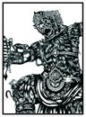 Cartoon: FIGHT THE GIANT (small) by agung_ft tagged wayang