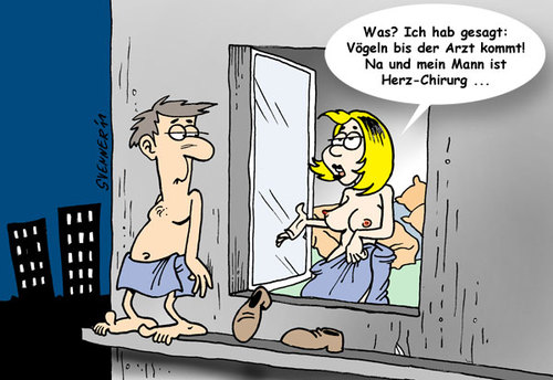 Cartoon: Nicht gelogen! (medium) by svenner tagged cartoon,comic,relationship
