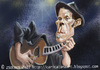 Cartoon: Tom Waits (small) by zsoldos tagged blues music