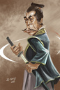Cartoon: Toshiro Mifune (small) by zsoldos tagged caricature