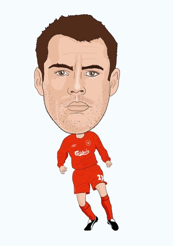 Cartoon: Carragher Liverpool Legend (medium) by Vandersart tagged liverpool,cartoons,caricatures