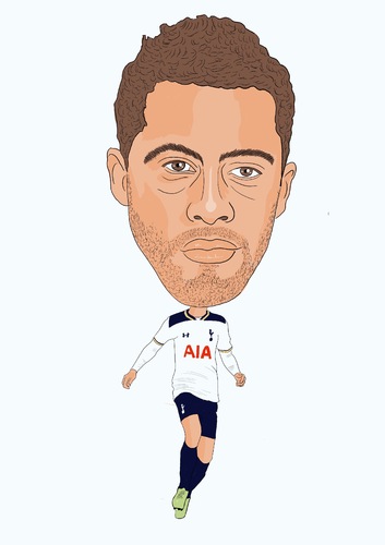 Cartoon: Dembele Tottenham (medium) by Vandersart tagged tottenham,cartoons,caricatures