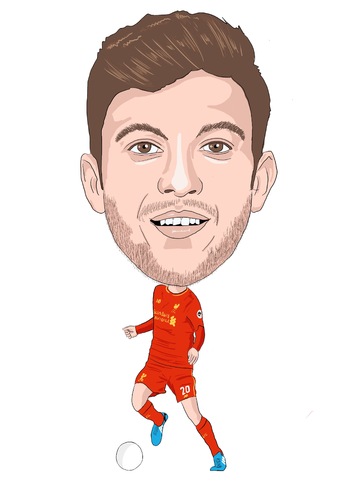 Cartoon: Lallana Liverpool (medium) by Vandersart tagged liverpool,cartoons,caricatures