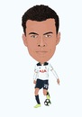 Cartoon: Dele Alli Spurs (small) by Vandersart tagged spurs,cartoons,caricatures