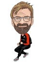 Cartoon: Klopp 3 Liverpool (small) by Vandersart tagged liverpool,cartoons,caricatures