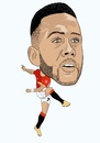 Cartoon: Memphis Manchester United (small) by Vandersart tagged manchester,united,cartoons,caricatures