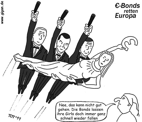 Cartoon: Eurobonds retten Europa (medium) by TDT tagged eurobonds,james,bond,007,roger,moore,sean,connery,daniel,craig,europa,michel,euro,krise,schulden,eurokrise,schuldenkrise,rettungspaket